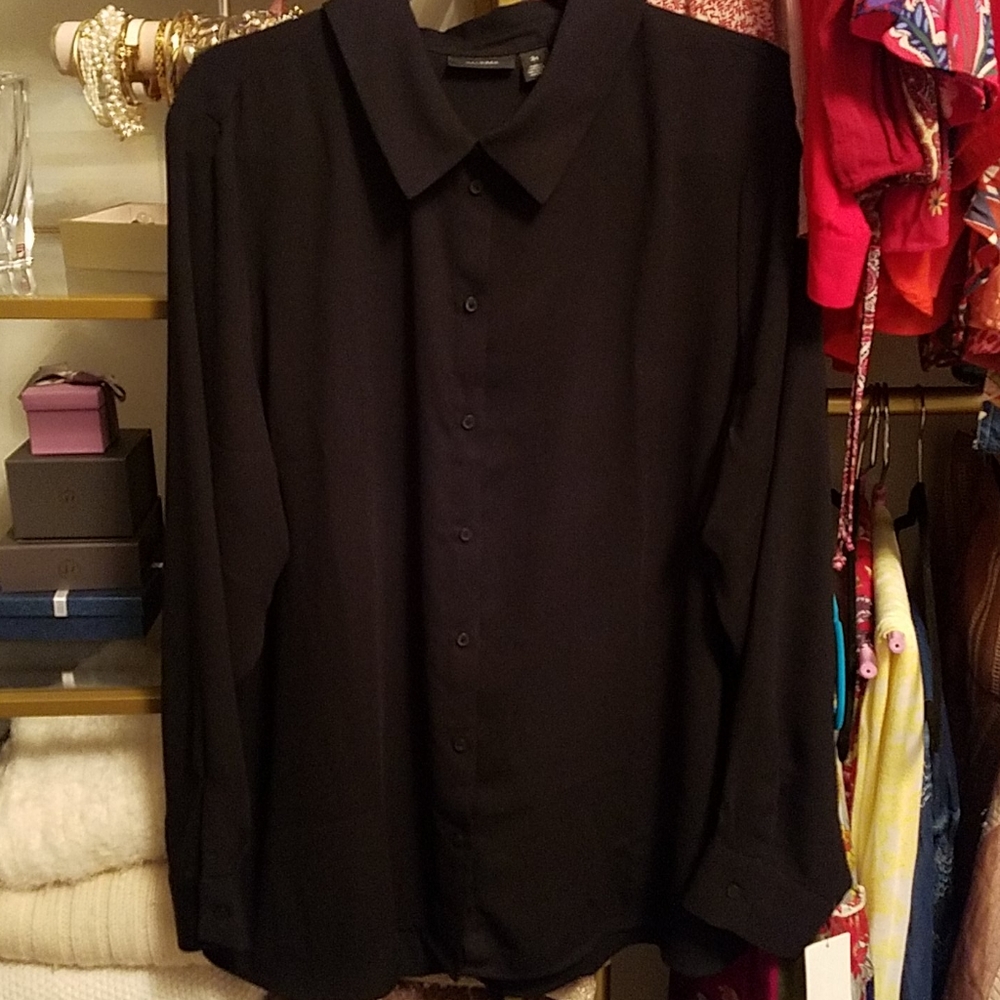 NWT Halogen Button Down Blouse